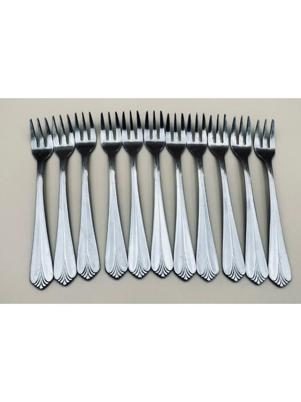 11 Piece Set Cambridge KRYSTEN Cocktail Seafood Fork 5-5/8